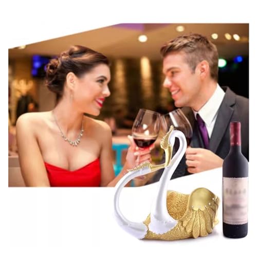Soporte para botellas de vino SONGCHAO diseño cisne miniatura 4