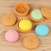 MEIEST 4 PCS Colorful Dumpling Stress Balls Fidget Sensory Toy,Squeeze Dough Ball Stress Relief Hand Toy,Bun with Food Steamer Stretchy Desk Toys #2