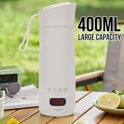 Tetera eléctrica portátil Zunate 400ml con display miniatura 6