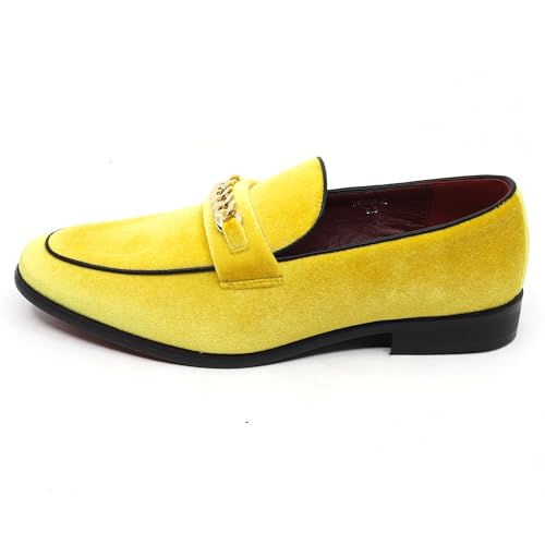 Image of Men's Vintage Velvet Designer Classic Dress Tuxedo Smoking Slipper Loafer Slip On Shoes Arthur-02