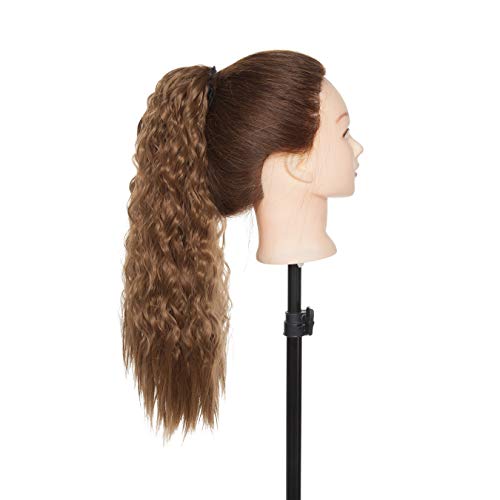 Hairro Curly Ponytail Drawstring 18 Inch #12 Light Brown