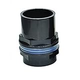 Material: PVC EMVANV 20 / 25 / 32 / 40 / 50 mm, gerader Tankverbinder, PVC, wasserdichtes Rohrgelenk (50 mm)