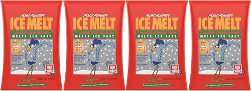 Scotwood Industries 50B-RR Road Runner Premium Ice Melter, 50-Pound (Four Pack)