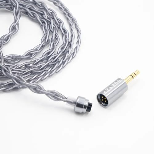 Cable para auriculares BQEYZ Rime 3 en 1 con conector 2 Pin miniatura 3