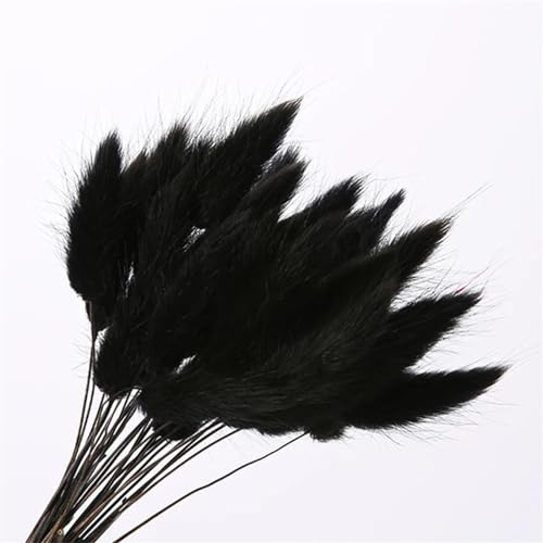 Boho Room Decor 50Pcs 45cm Natural Bunny Rabbit Tail Grass miniatura 1