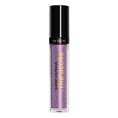 Revlon Super Lustrous Lip Gloss, Non-Sticky, Hydrating, High Shine Finish, 302 Glazing Lilac, 0.13 oz