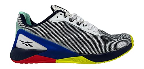 Reebok Men's Nano X1 GRIT Cross Trainer, 10 US, FTWR White/Vector Navy/Court Blue