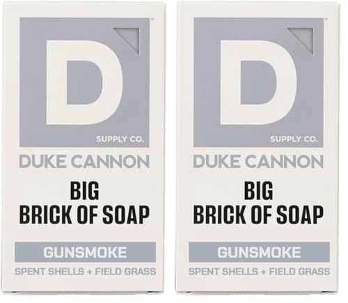 Duke Cannon Supply Co. Duke Cannon Naval Diplomacy Big Brick of Soap - Ocean Air and Mandarin Scent - 10oz Bar Soap for Men Long -Lasting - Triple-Milled - Moisturizing with Natural Oils - Supports U.S. Veterans