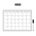 Monthly Dry Erase Calendar. 24x18 Large (Black) Wall Calendar - Monthly Planner