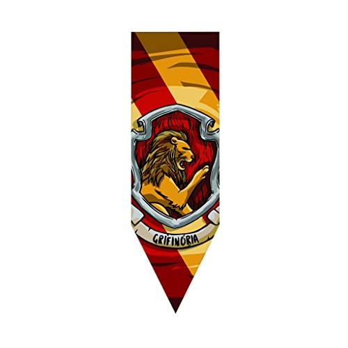 Novo Kit Grifinória: Cachecol + Colar Brasão Grifinória + Vira-Tempo Hermione + Poster - Harry Potte