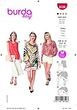 burda tunika 6683  Burda 6126 Schnittmuster Tunika (Damen, Gr. 34-44) Level 1 super Easy