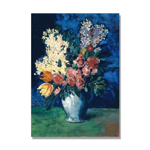 Tableau Picasso sur toile de haute qualite pour decoration murale salon elegante