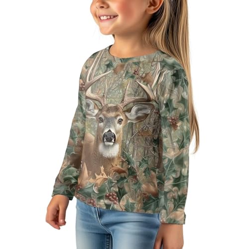 Image of Uourmeti Girls Graphic Tees Long Sleeve T Shirts for Teens Casual Tshirts Junior Sportswear Fall Tops