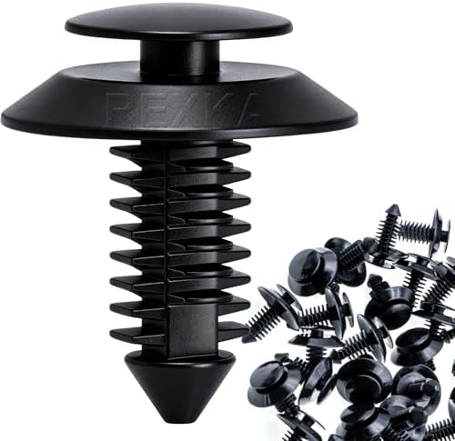Rexka 50pcs Door Trim Panel Retainers Clips Fastener for Ford N801925-S Lincoln Mercury Bronco F150 Mustang F-250 F-350