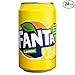 Fanta Lemon ( Citron Frappe ) Soft Drink Soda 24 Pack 330ml / 11.26 fl oz each can, 330.0 milliliters