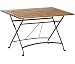 Produktbild Dehner Klapptisch Tegernsee, ca. 120 x 80 x 74 cm, FSC Akazienholz/Stahl, natur/schwarz