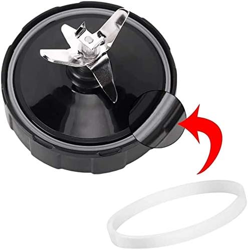 Pack de 4 juntas de goma blancas para licuadora Nutri Ninja modelo BL455 miniatura 3