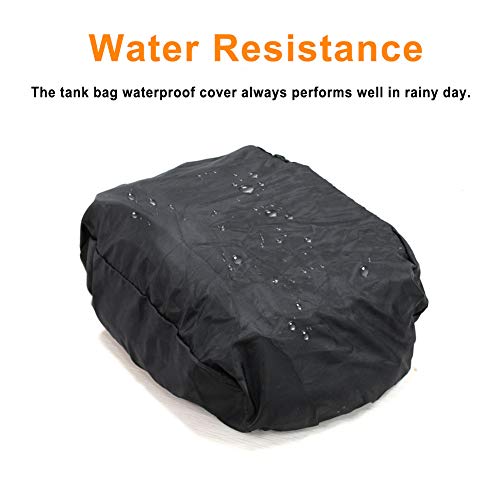 Dracarys Magnetic Motorcycle Tank Bag - Oxford Schwarz Motorrad Tasche Reise Outdoor-Sporttasche Gepäck Starke Magnetische Tasche für die Meisten Motorräder