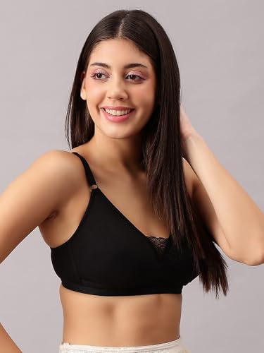 Image of Clovia Women's Cotton Non-Padded Wire Free T-Shirt Bra