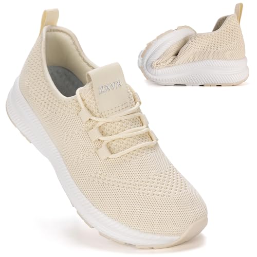 Image of Wide Toe Box Shoes Women Non-Slip Wide Width Sneakers Ultra Light Extra Wide Road Running Shoes for Women Breathable Tennis Walking Gym Workout Trainer 6-12