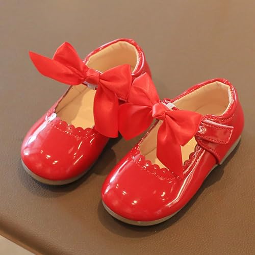 Toddler Little Girls Part𝐲 Dress Shoes Slip On Mary Jane Ballerina Flat𝐬 Flower M𝐨ccasin𝐬 Shoes for School Wedding3