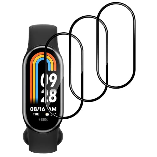 【2枚セット】For Xiaomi Smart Band 10 フィルム シャオミ スマートバンド10 保護フィルム 【larfbulroc】PMMA+PC製素材・3D・高透過率・耐衝撃・防塵・飛散防止・指紋防止・画面鮮やか高精細・貼り付け簡単 Xiaom