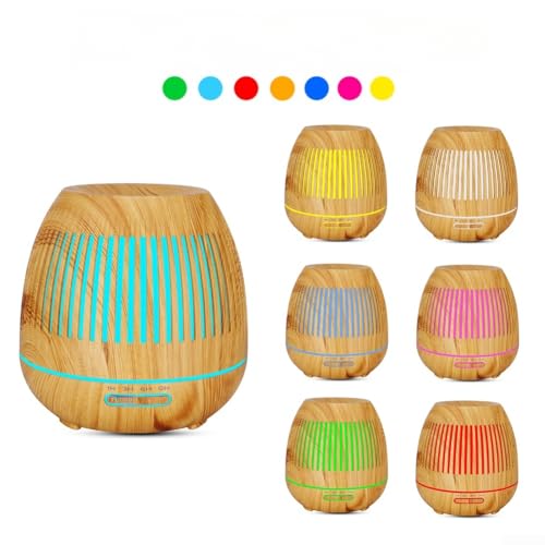 Humidificateur USB portable 400 ml YX130S avec diffuseur de parfum bois - 7