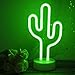 Produktbild Bohaluo Kaktus-Nachtlicht, LED-Neonschilder mit Sockel, Neon-LED-Lichter, batteriebetrieben oder USB-betrieben, Neonlicht-Dekoration für Weihnachten