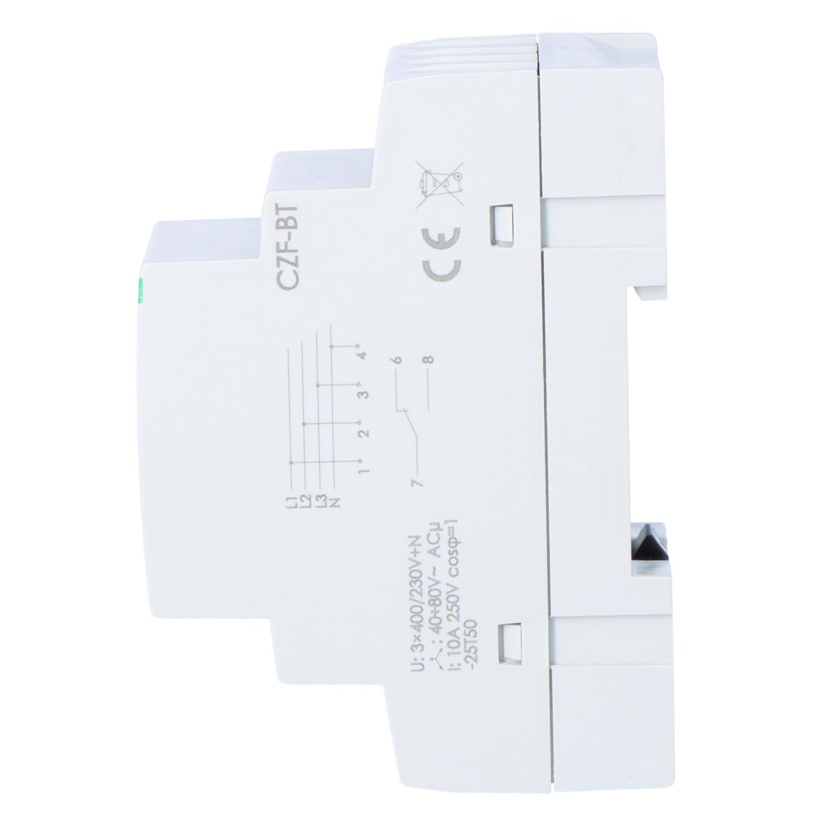 Relè di decadimento e asymetri fase 10A 1P 0,5-5sek 40-80V CZF-BT f&f 5908312592471
