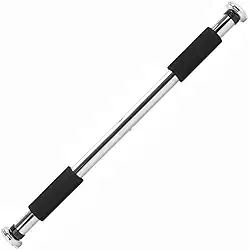 Barra P/Flexão Exercícios Treino Regulável 62 A 100 Cm Fixa