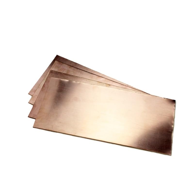Placa de chapa de bronce 100 x 200 x 0.5 mm miniatura 2