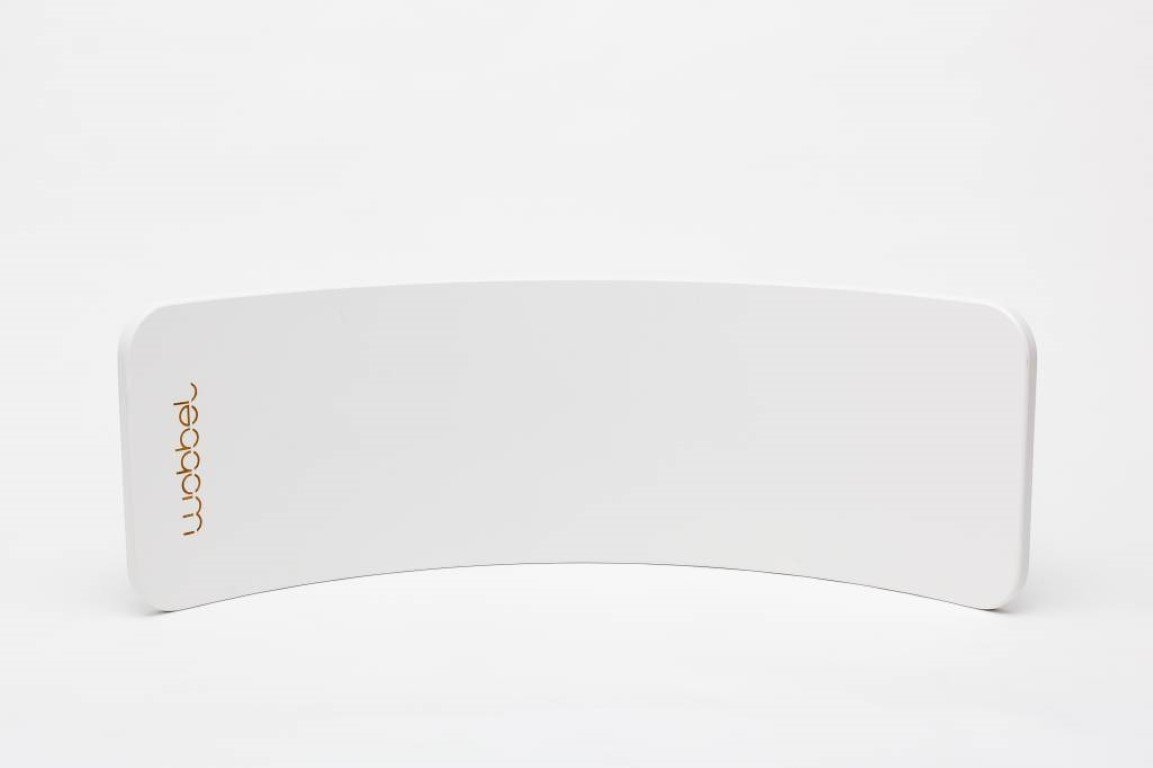 Wobbel Wobbelboard white weiss mit Filz forest grün
