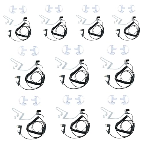 Auriculares de tubo acústico para seguridad y eventos con Motorola CP185