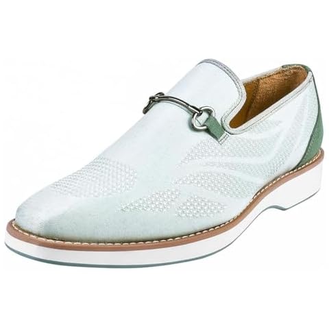 LIBERTYZENO Mens Tuxedo Canvas Textile Noble Loafers and Slip On Shoes Powerball Sage 13 Cover