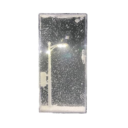 Street Light Snow Globe, Street Light Night Light, Snowy Streetlamp Light, Snow Lamp Night Light, Light Up Snow Globe, Snow Scenery Night Light Street Lamp DIY Material Pack (Single)