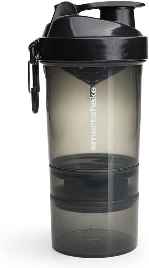 – O2GO Shaker Bottle Black 600ML