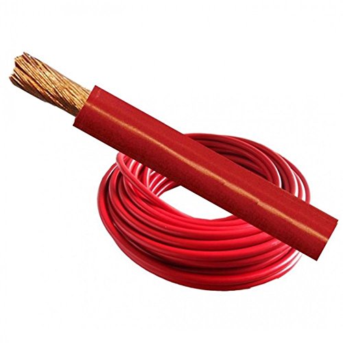 Welding Cable Battery Live 175 Amp 16mm Red Flexible Per Meter Mig Tig Arc Welder