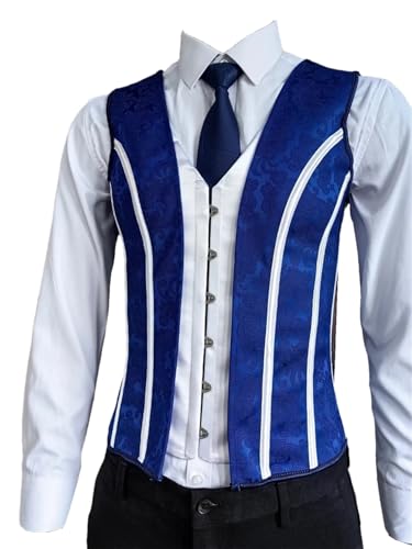Corset pour homme gilet vintage pour mariage et fête