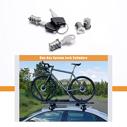 Lock Cylinders 4 Pack Replacement For Yakima Sks Car Rack System Components Lockable Accessories Lock Cylinders, Includes 4 Cylinders Cores, 2 Opening Keys And 1 Control Key #TOP3