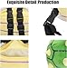 ZHYPFF Green Backpack Ultra Yellow Spiked Turtle Shell Backpack Role Play Costume Accessory Prop Soft Stuffed Cartoon Toy 11.4 inch