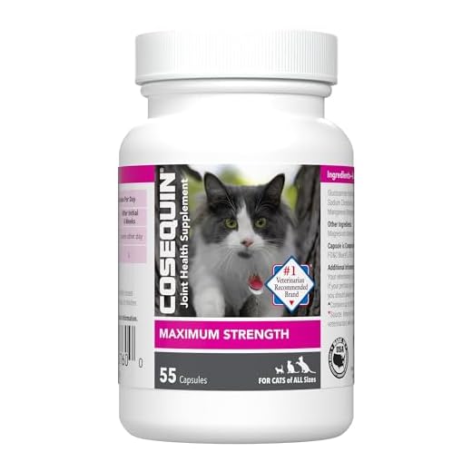 Nutramax Cosequin Joint Supplement for Cats, Easy Sprinkle Capsule, 55ct