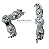 TUOREN Double Tom Holder Double Tom Arm Clamp Stand Adjustable L Rod Ball Tom Drum Mount Bracket for Drum Set Mount Hardware Parts #3
