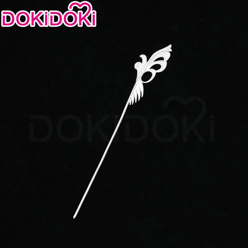 KIRA KIRA 1Pc Maomao Hairpin Cosplay Hair Clips Accessories Anime The Apothecary Diaries Maomao Silver Hairpin image 2
