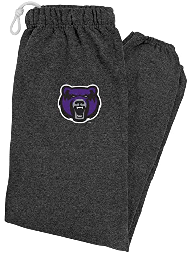 LOGOVISION University of Central Arkansas Primary Logo Mens Jogger Sweatpants, Charcoal Heather, X-Large