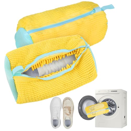 schuhwaschbeutel waschmaschine 2 Stück Multi Schutz schuhbeutel waschmaschine wiederverwendbarer sneaker waschbeutel für alle