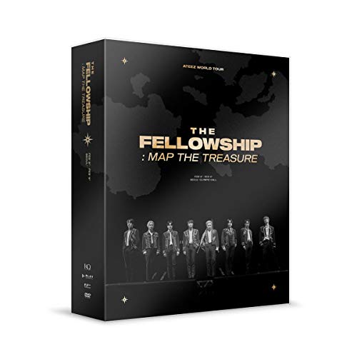 KQ Entertainment ATEEZ - ATEEZ World Tour The Fellowship : MAP The Treasure Seoul DVD+Extra Photocards Set
