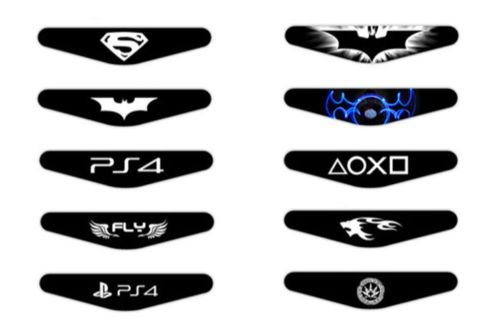 258stickers PS4 Light Bar Decal Stickers Set of 10 Different Pcs - Playstation 4 Mix Stickers image 2