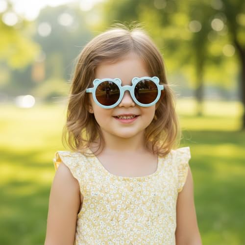 Image of SYGA Kids Goggles, UV Protection Eyewears with Round Shape Monkey Style, Suitable for Age 3 to 8 Years