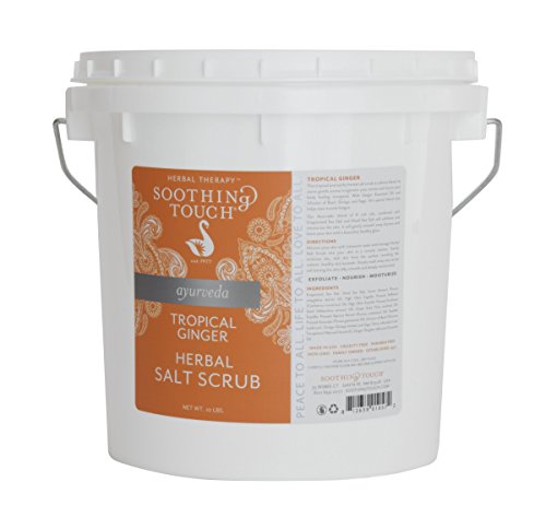 Soothing Touch Herbal Salt Scrub, Tropical Ginger, 10 Pound #TOP8