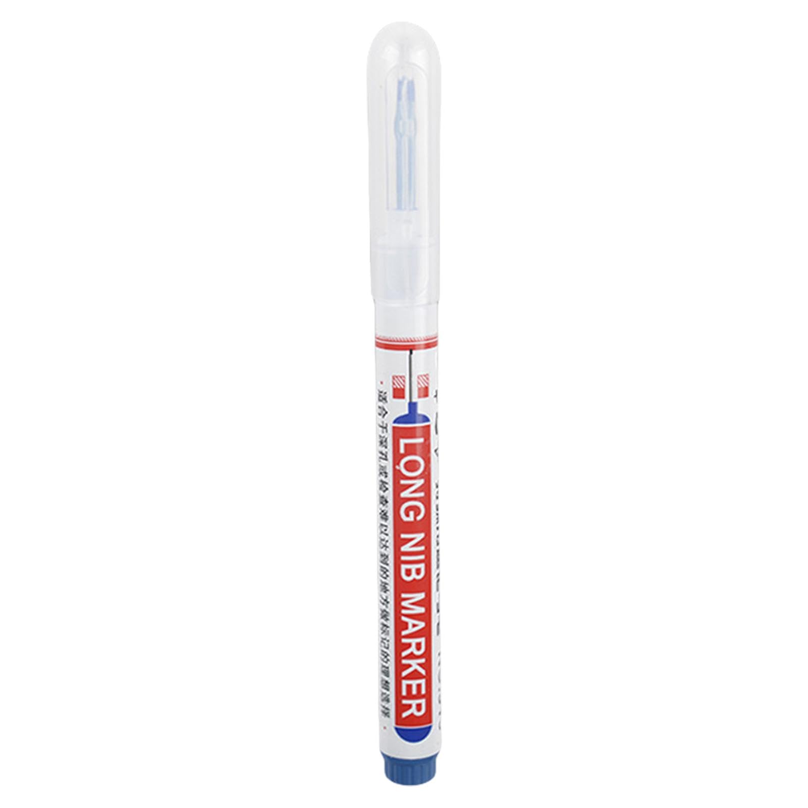 Bouwmarkers, waterdichte marker - Timmermanspen met diep bereik | Kleurrijke architectonische markeerstift, lange puntgraveur voor diep boorgat voor de bouw van